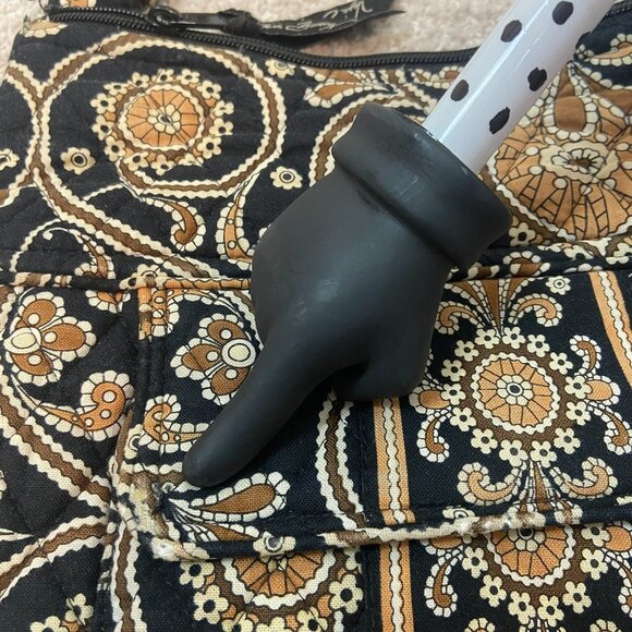 VERA BRADLEY Caffe Latte Shoulder Bag Crossbody Adjustable Straps Retired "READ" - Picture 3 of 9